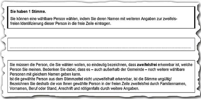 Bild 1: Stell Dir vor, es ist Bürgermeisterwahl &ndash; und keiner kandidiert
