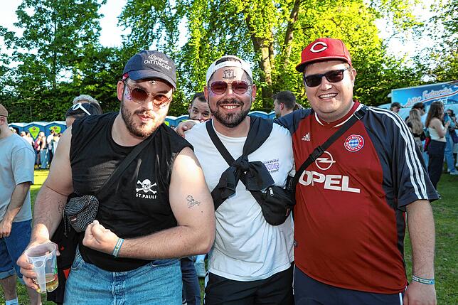 Bild 9: Im Stadion wird am zweiten Tag des Campus-Festivals nochmals aufgedreht