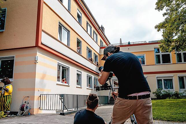 Drei Tage wurde im Kinderheim Sankt Peter und Paul für den neuen Imagefilm gedreht.