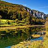 Liebliche Landschaft im Donautal.