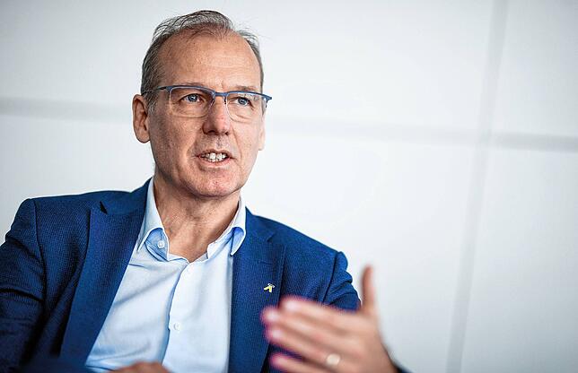 Werner Götz, Vorsitzender der Geschäftsführung der TransnetBW im Interview mit der dpa.