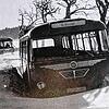 Vom Schneesturm gestoppt wurden diese beiden Postbusse, die am 21. Januar 1963 um 13 Uhr in Waldshut mit Ziel St. Blasien abgefahren ...