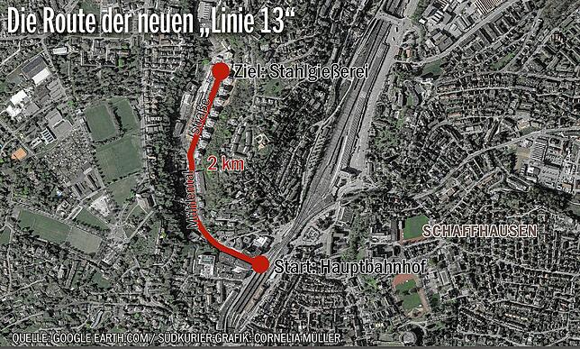 Bild 5: Dieses Auto steuert sich selbst. Auf Testfahrt mit dem selbstfahrenden Kleinbus in Schaffhausen &ndash; mit Videos