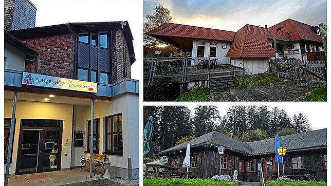 Neue Perspektiven für die Gastronomie in Unterkirnach: Für den Fohrenhof (links) wird noch ein Pächter gesucht, für den Sportlertreff ...