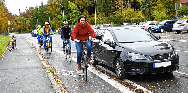 Bild 1: Wenn es mal wieder eng wird: Hier müssen Radfahrer in Konstanz besonders vorsichtig sein