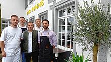 Das neue Team im Ristorante zur Sonne am Hohgarten (von links): Arton Aliu, Pajtim und Agon Demiraj, Albetrit Agushi, Ergys Fugahini.