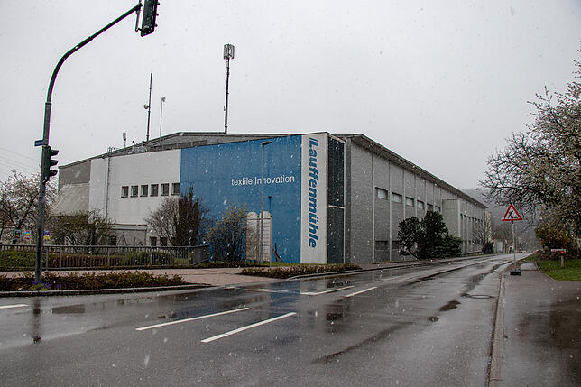 Aus und vorbei: Der Textil-Hersteller Lauffenmühle mit Prodkutionsstandorten in Lauchringen (Bild) und in Lörrach-Brombach, stellt zum ...