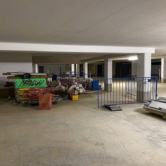 Bild 4: So sieht der Wohnkomplex Laubenhof von innen, unten und oben aus: Ein Rundgang durch das Bauprojekt