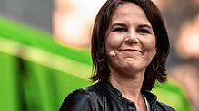 Annalena Baerbock kämpft um jede Stimme. Sie sieht vor allem in der Sozialpolitik größere Gemeinsamkeiten mit der SPD als mit der Union.