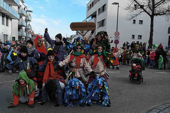 Bild 13: Bilder vom Narrensprung der Narrenzunft Seegockel in Friedrichshafen (2/3)