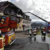 Beim Brand eines Mehrfamilienhauses in Rickenbach verlieren laut Bürgermeister Zäpernick 17 Familien ihren Besitz.