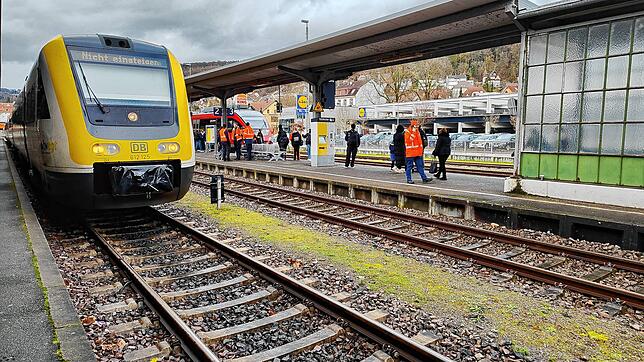 Massive Verspätungen und Zugausfälle gab es am Dienstag, 7. Januar, auf der Hochrheinstrecke, hier ein Bild vom Bahnhof Waldshut.