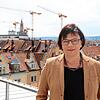 Sabine Rein vor symbolträchtiger Kulisse: Angesichts der gesellschaftlichen Baustellen sieht die neue HTWG-Präsidentin für ihre ...