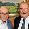 Zwei Zeitzeugen: Ernst Zimmermann (links) war zehn Jahre stellvertretender Vorsitzender, Siegfried Bäuerle war acht zehn Jahre ...