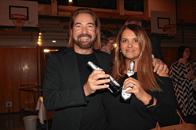 Dieter Schmid, Geschäftsführer der Brauerei Waldhaus, mit seiner Frau Katja.