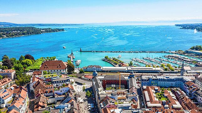 Sonnige Aussicht auf Konstanz &ndash; aber die Aussicht auf die Finanzen der Stadt in den nächsten Jahren ist alles andere als sonnig.