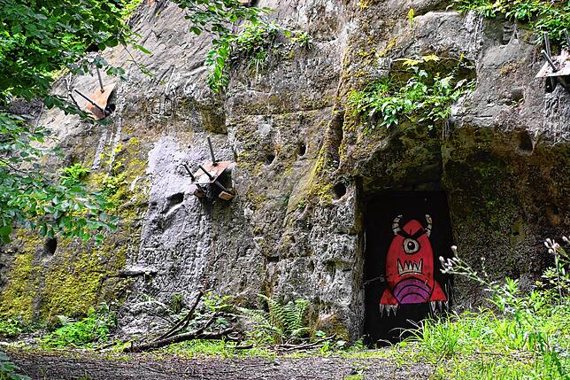 Bild 16: Wie läuft es sich von der Marienschlucht zum Burghof? Bilder einer Wanderung