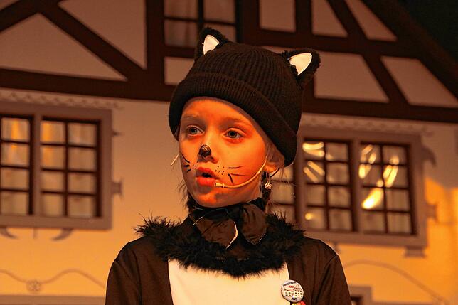 Miau! Kater Hiddigeigei Paula Weiss schmiegte sich in die Herzen der Zuschauer.