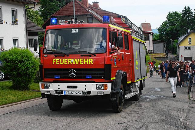 Bild 23: Gute Laune beim Bezirksmusikfest in Lausheim