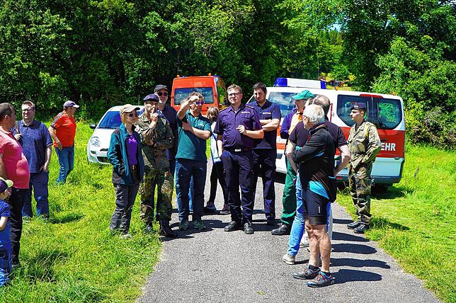Bild 22: Bilder der Waldbrandübung der Feuerwehr Tengen