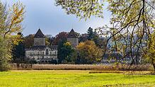 Das Schloss Gottlieben am östlichen Rand der Gemeinde Gottlieben am Ufer des Seerheins im Kanton Thurgau. Bild: Robert Hahn Bauer