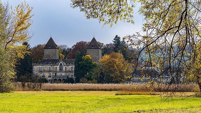 Das Schloss Gottlieben am östlichen Rand der Gemeinde Gottlieben am Ufer des Seerheins im Kanton Thurgau. Bild: Robert Hahn Bauer