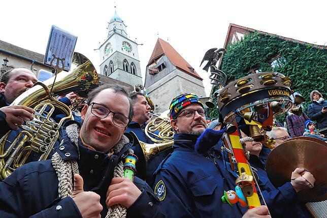 Bild 20: Überlingen: Einschnellen der Fasnet am Dreikönigstag