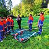 Etwa 300 Jungfeuerwehrleute waren beim Aktionstag der Kreisjugendfeuerwehr in Öflingen dabei. Bilder: Gerd Leutenecker