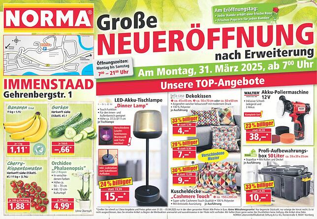 Bild 1: Norma Neueröffnung in Immenstaad: Größer, schöner und moderner