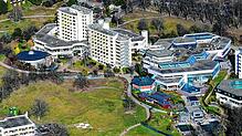 Das Thermalbad Aqualon (rechts) ist künftig eine Tochterfirma der Rehaklinik Bad Säckingen (links). Mit dem Erwerb des Thermalbads zum ...