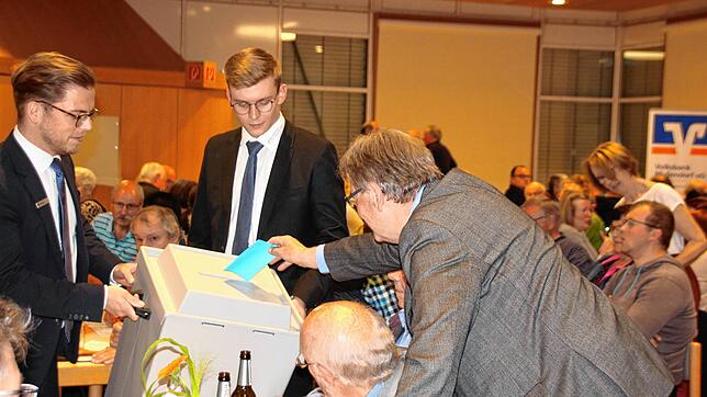 Bei der Mitgliederversammlung wurde über die geplante Fusion der Volksbank Pfullendorf mit der Volksbank Meßkirch geheim abgestimmt. ...
