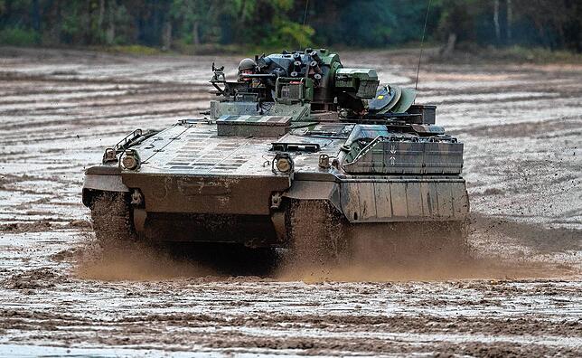 Der „Marder“ wurde mehrfach technisch verbessert. Bei diesem Modell fehlt die Maschinenkanone.