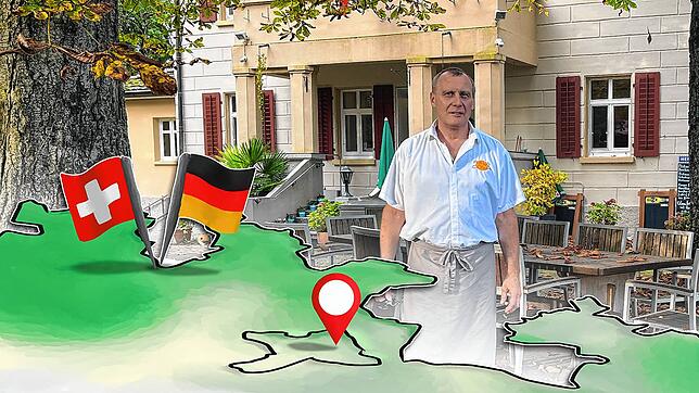Markus Buenacosa-Gietl hat sich mit dem Waldheim in Büsingen einen Lebenstraum erfüllt, doch das Restaurant hat einige Besonderheiten – ...