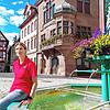Rathaus, Marktbrunnen und die Fachwerkhäuser in der Innenstadt &ndash; eine tolle Kulisse, findet Susanne Bix. Die Geschäftsführerin des ...