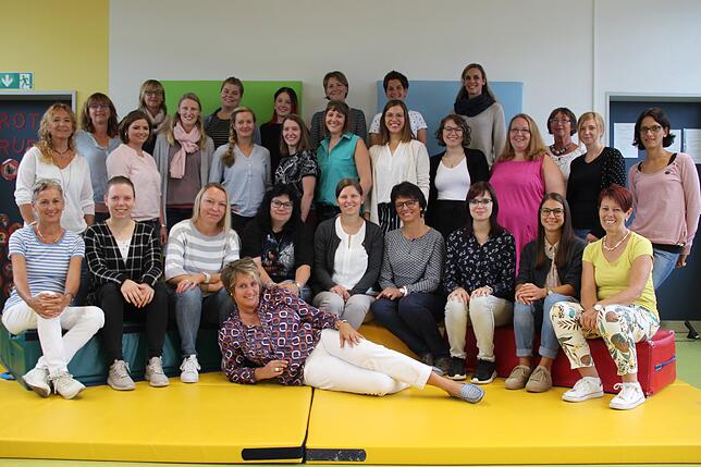 Die Erzieherinnen des städtischen Kindergartens Bräunlingen.