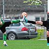 Fußballballett: Nur selten gab es im &bdquo;Duell am Strich&ldquo; so vermeintliche Kabinettstückchen zu sehen, wie hier von Hertens ...
