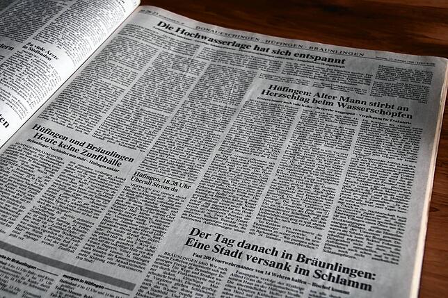 So berichtet der SÜDKURIER am Samstag, 17. Februar 1990.