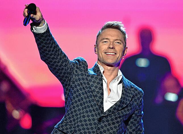 Der irische Sänger Ronan Keating in der Show „Your Songs“ auf. Im Juni spielt er am Radolfzeller Konzertsegel.
