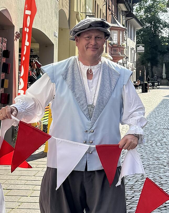 Tobias Fritz, Zunfmeister der Bürger- und Narrenzunft Tiengen.