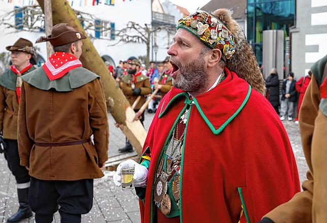 Bild 7: Bilder vom Narrenbaumstellen in Radolfzell