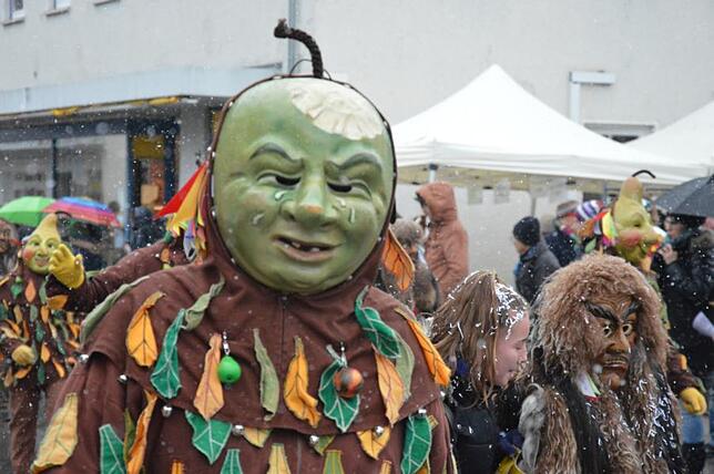 Bild 23: Bilder vom Narrensprung beim Ringtreffen des Alemannischen Narrenrings (Teil 4)