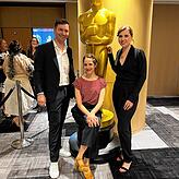 Regisseurin Maria Brendle ist schon vor der Oscar-Verleihung in Los Angeles. Dort traf sie bei einem Lunch einige Filmstars wie Will ...