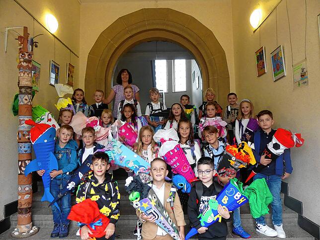 22 Kinder hat die bilinguale Klasse 1b der Grundschule Murg. Klassenlehrerin ist Andrea Kläsle.