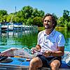 Mariano Grosso &ndash; hier zu sehen im Juli 2021 &ndash; ist Hafenmeister im Bootshafen Seegarten in Kreuzlingen.
