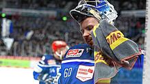 Schwenningens Joacim Eriksson verliert mit den Wild Wings das Heimspiel gegen die Straubing Tigers verdient mit 1:5.