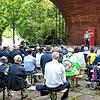 Festakt zur Übergabe des SPD-Bürgerpreises an der alten Konzertmuschel auf der Mettnau.