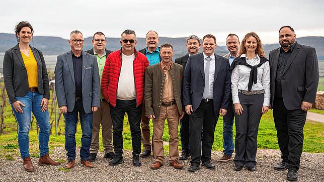 Die Kandidaten der Freien Wähler für den Waldshuter Kreistag, Wahlbezirk fünf (von links): Stefanie Cox-Kübler, Gerhard Gaiser ...