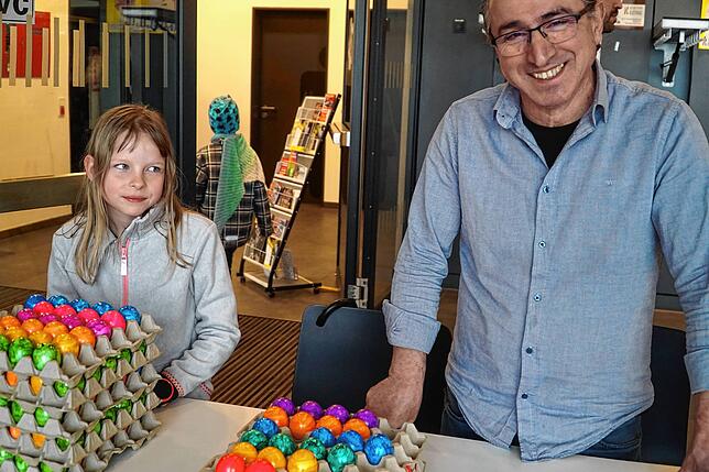 Bild 27: Osterfreude pur: So bunt war die Ostereiersuche im Jugend- und Kulturzentrum Klosterhof