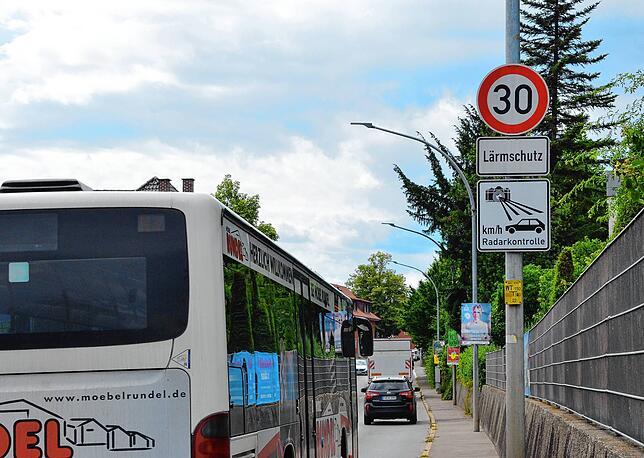 Der Lärmschutz erlaubt kein Tempo 40 auf den Durchgangsstraßen.