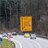 Die A 98 bei Lauchringen in Richtung Lauchringen/Stühlingen, hier vor dem jetzigen Ende der Ausbaustrecke.